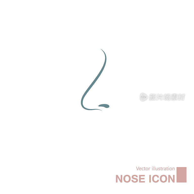Vector drawn nose